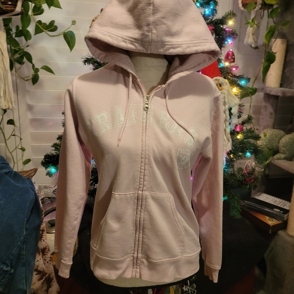 Raiders zip up hoodie